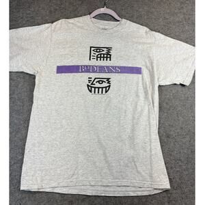 VINTAGE 90s BoDeans Go Slow Down Shirt Mens Large Gray Graphic USA Rock Band Tee